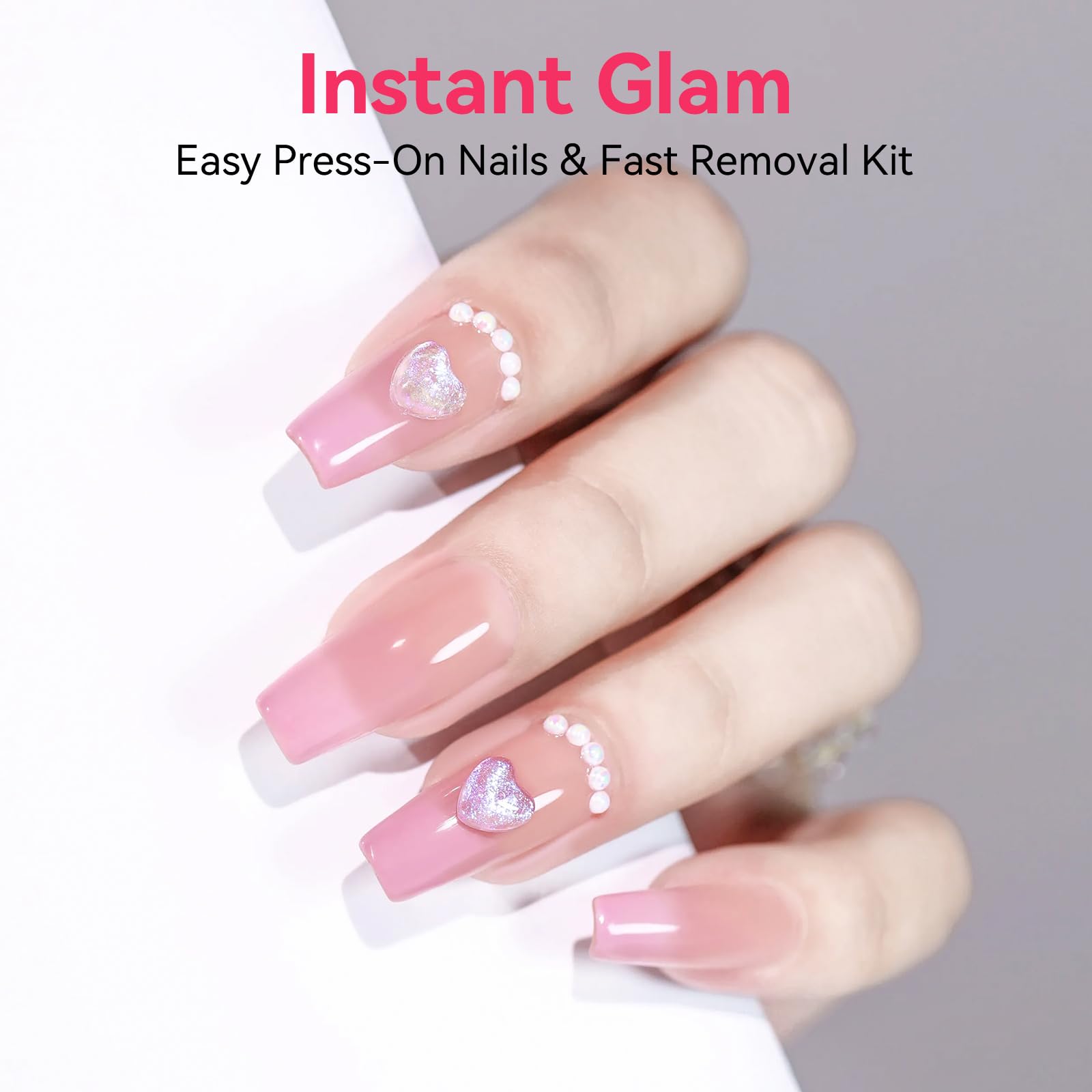 Makartt nail glue remover bottle included in kit