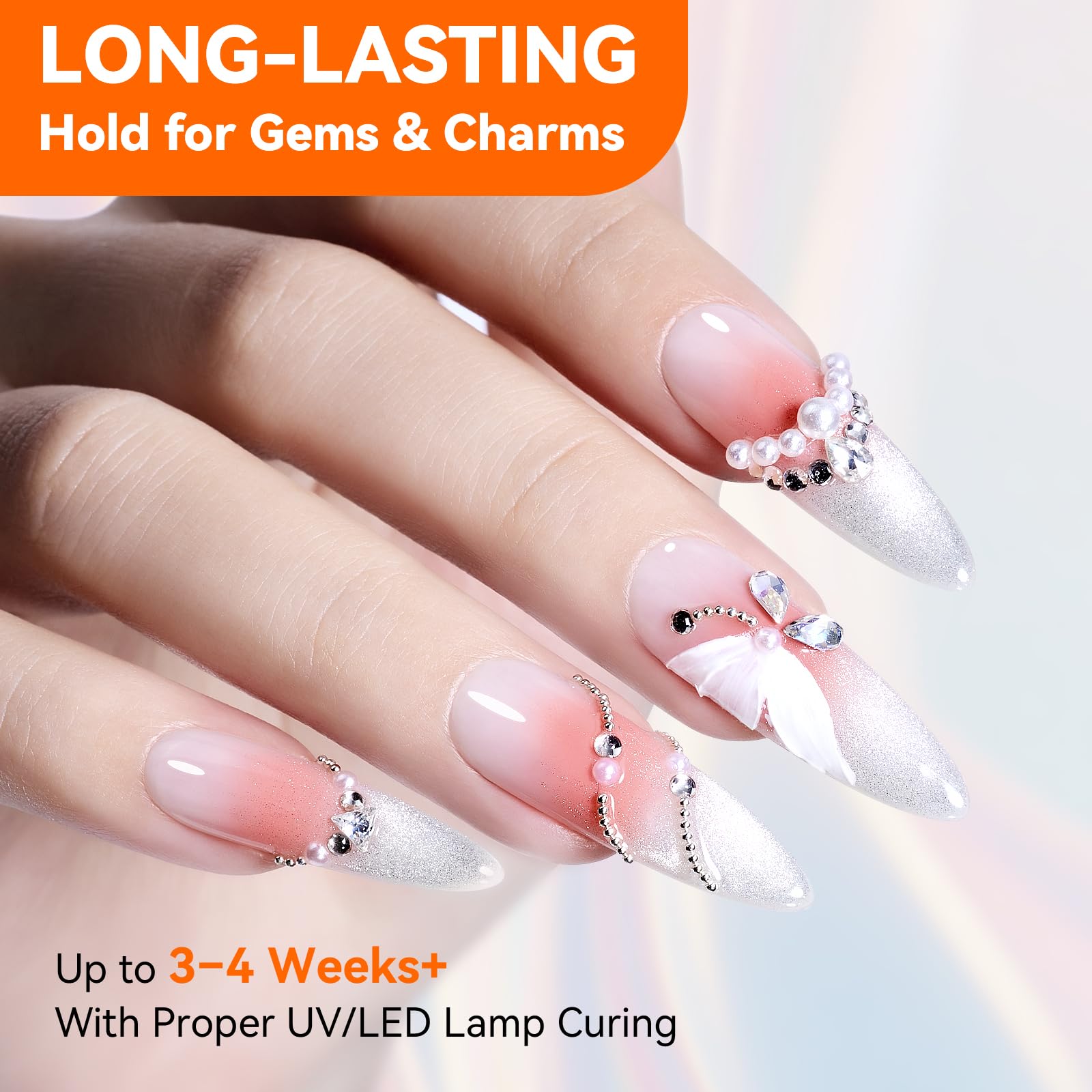 2 piece rhinestone glue gel by Makartt