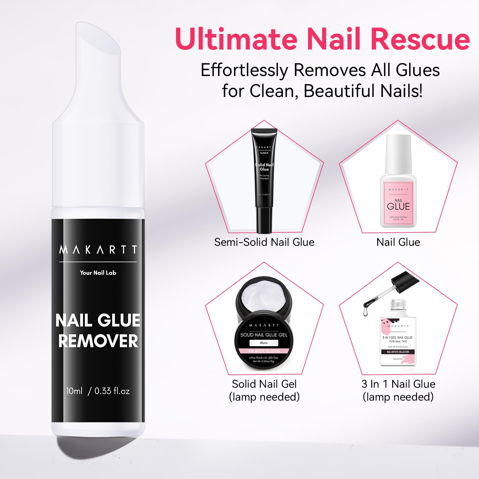 Wooden cuticle sticks included in Makartt kit