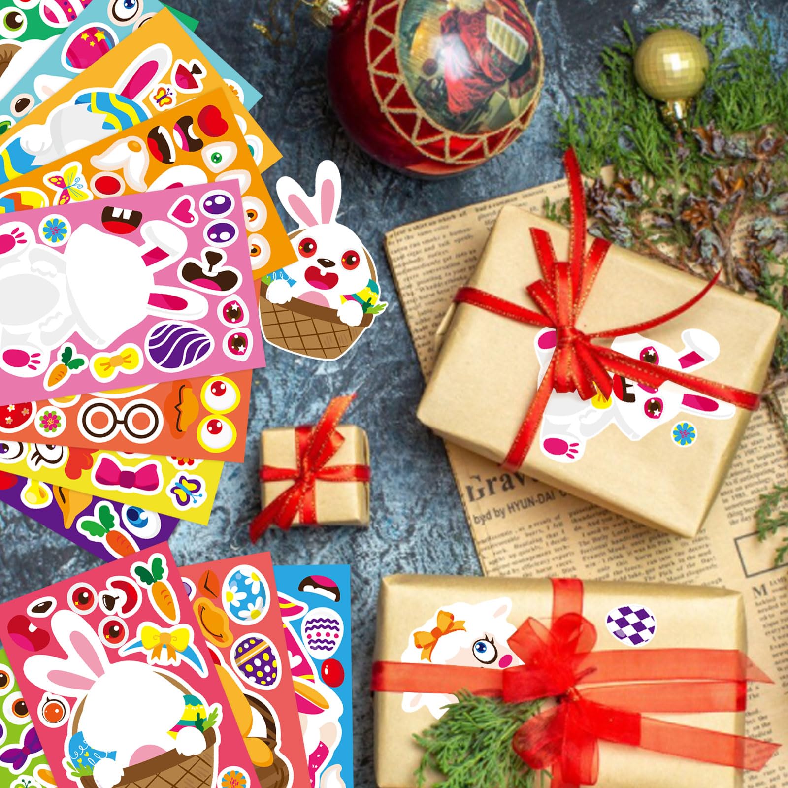 Easter party supplies make your own stickers
