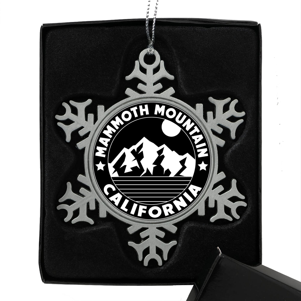 Mammoth Mountain Ornament Pewter Snowflake 3in