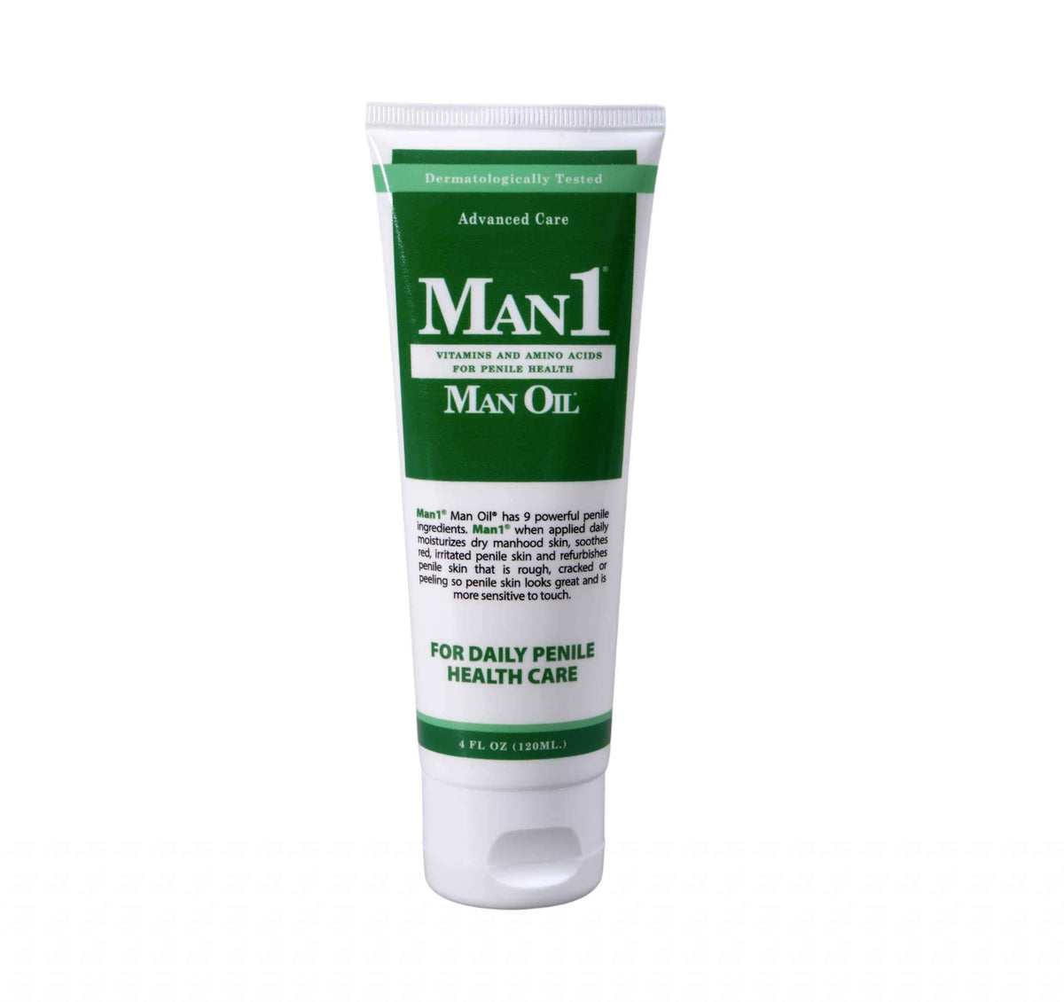 Man1 Man Oil Penile Health Cream 4 oz tube