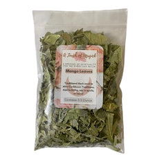 Mango Leaves Dried Herb 0.5 Ounces in resealable bag for Santeria Hoodoo Voodoo