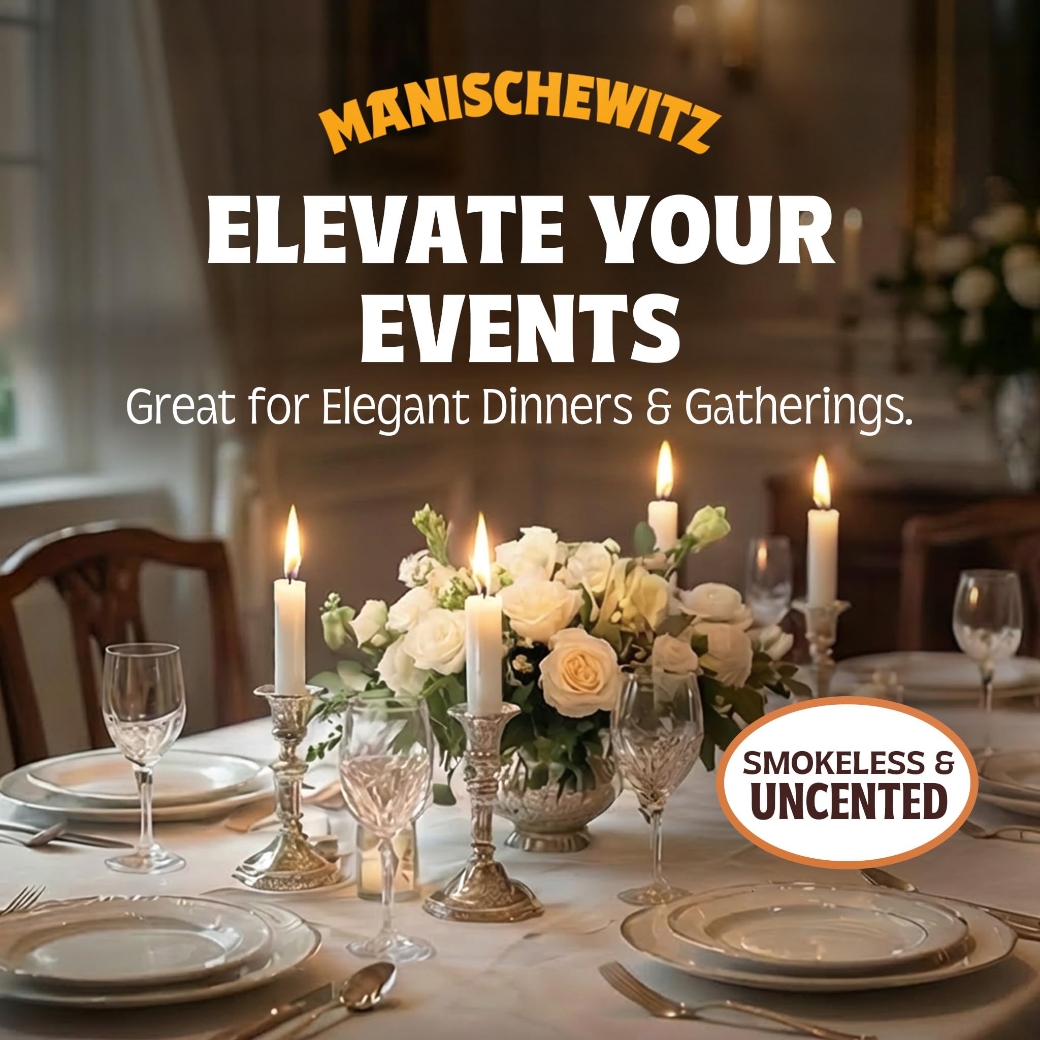 Shabbat and Jewish holidays candles for events