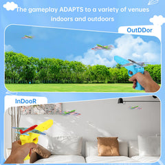 Foam glider planes compatible with Manmel launchers