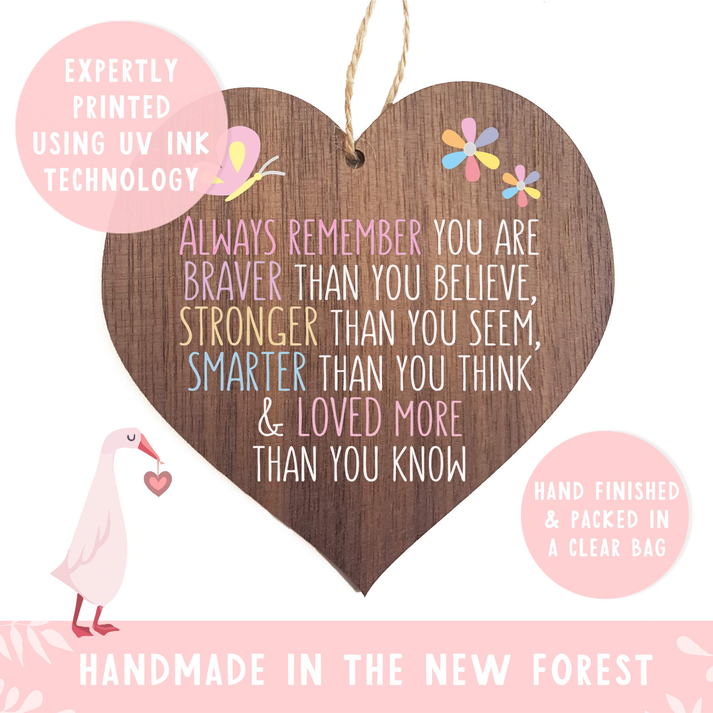 Ready to gift wooden heart sign from The Manta Makes Collection