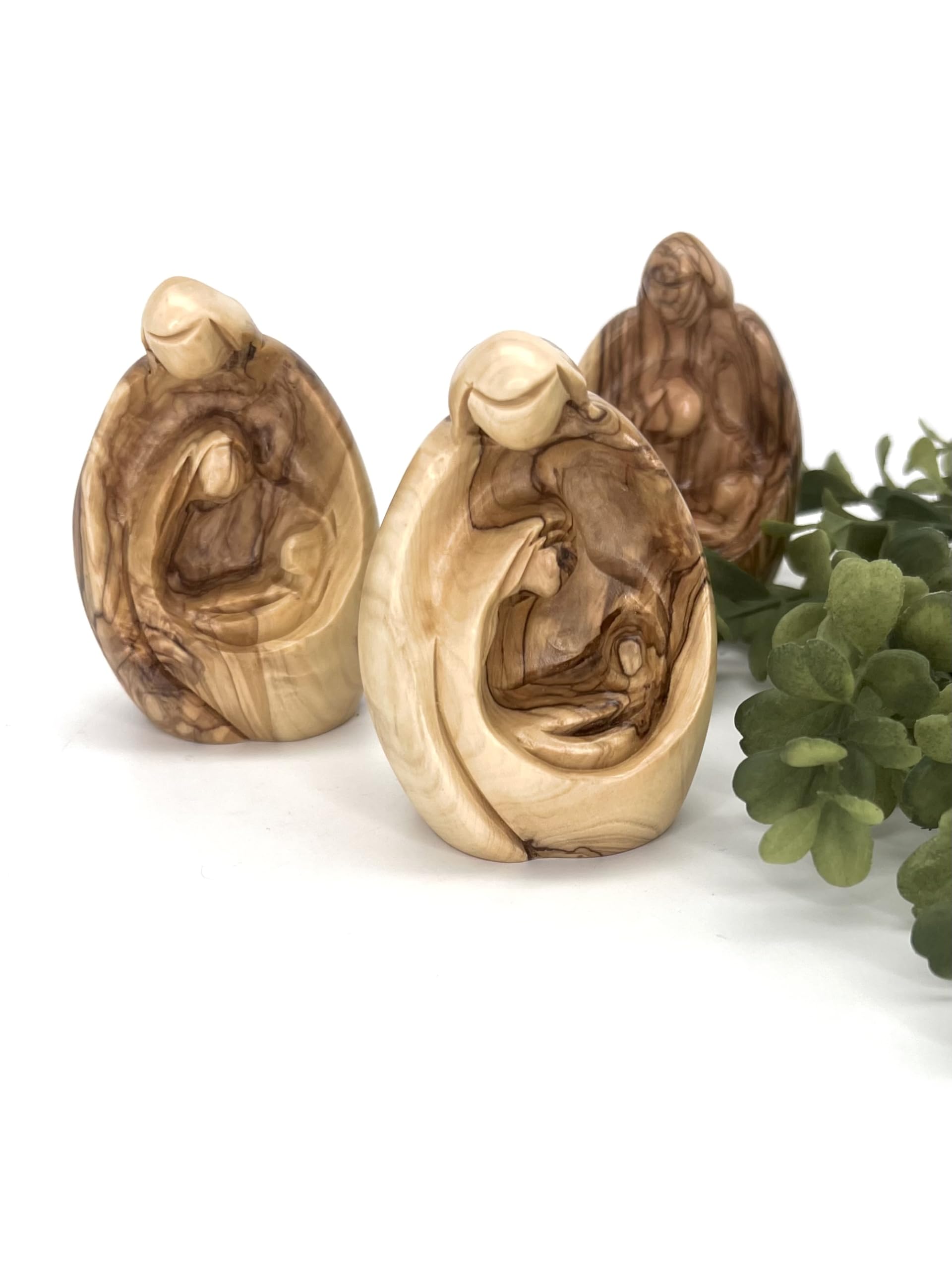 Olive wood nativity set handmade in holy land