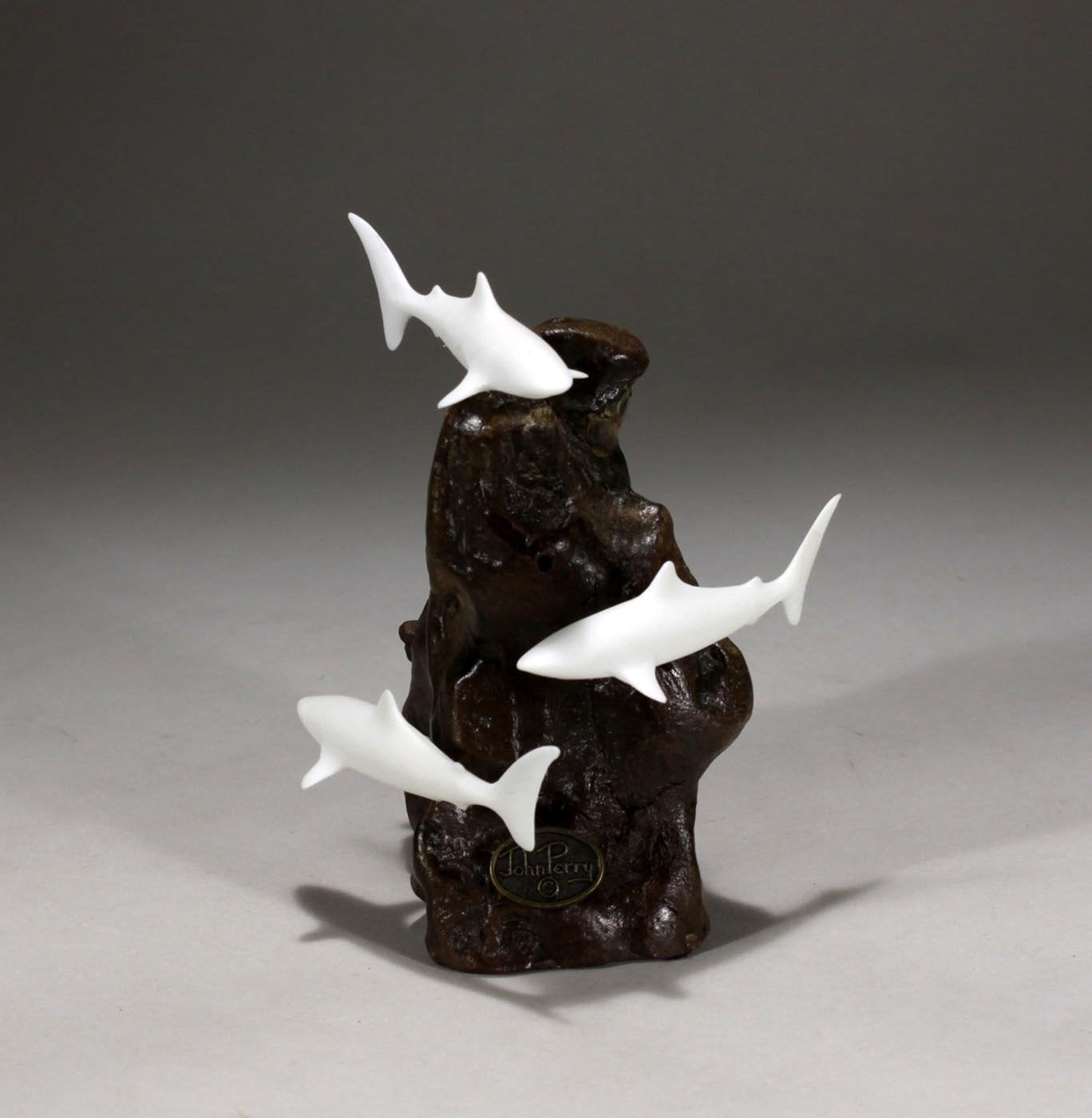Certificate of Authenticity and signature on sculpture