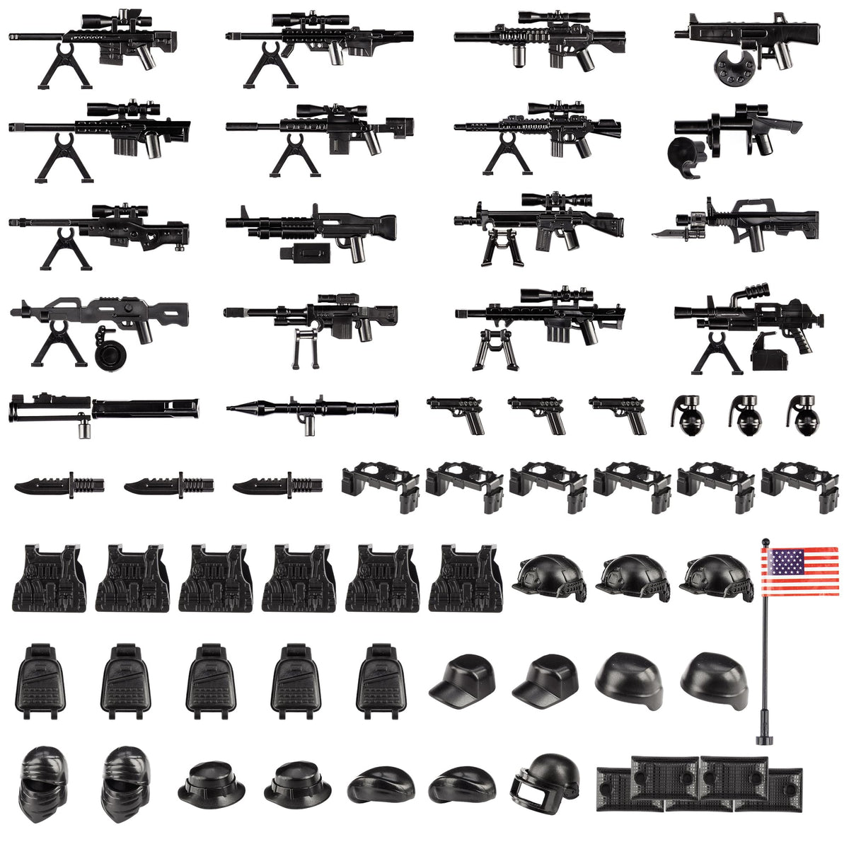 MaozyHomie 83 Pcs Toy Soldiers set 83-piece collection