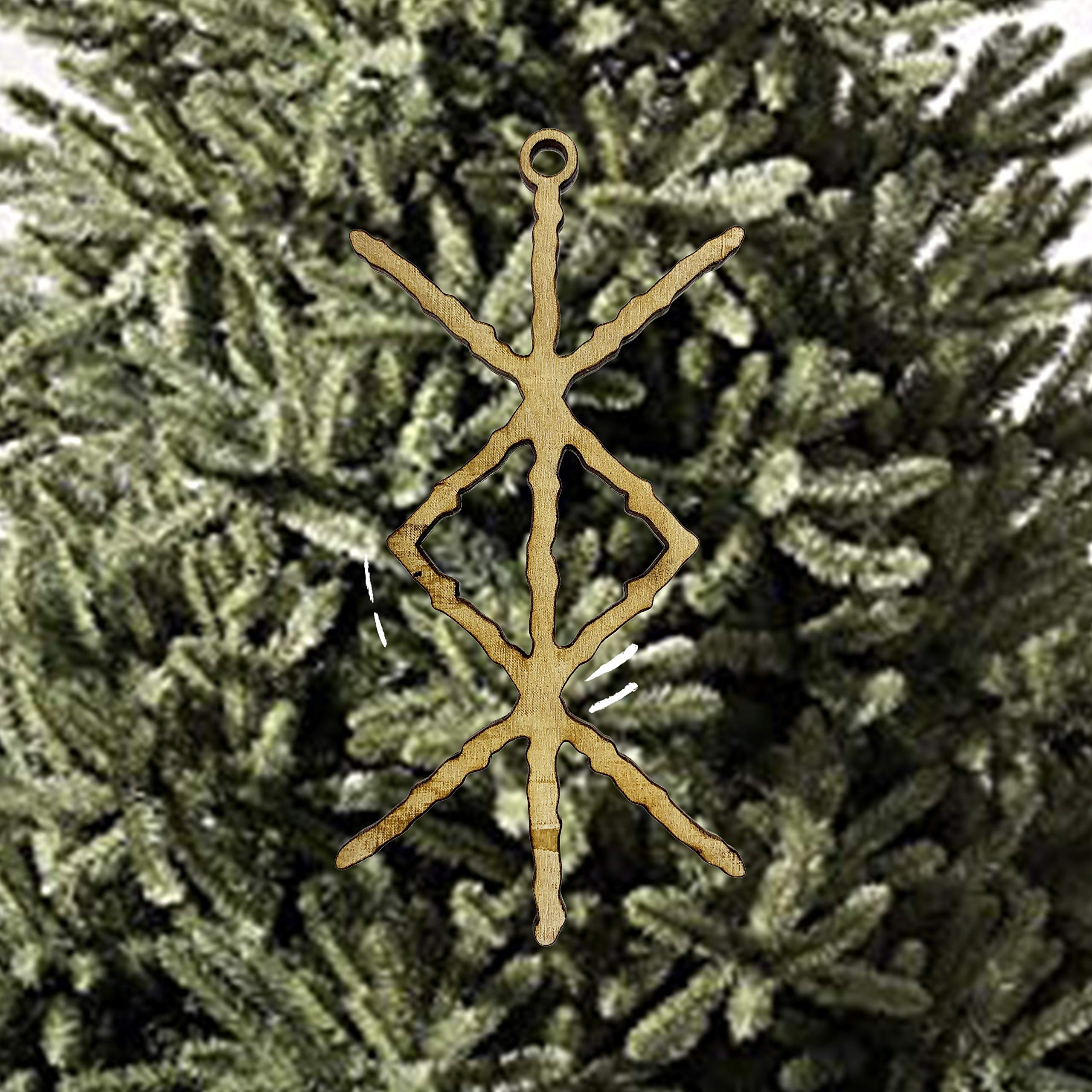 Maple wood ornament Texas crafted product image