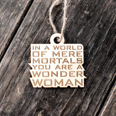 Maple wood ornament made in Texas