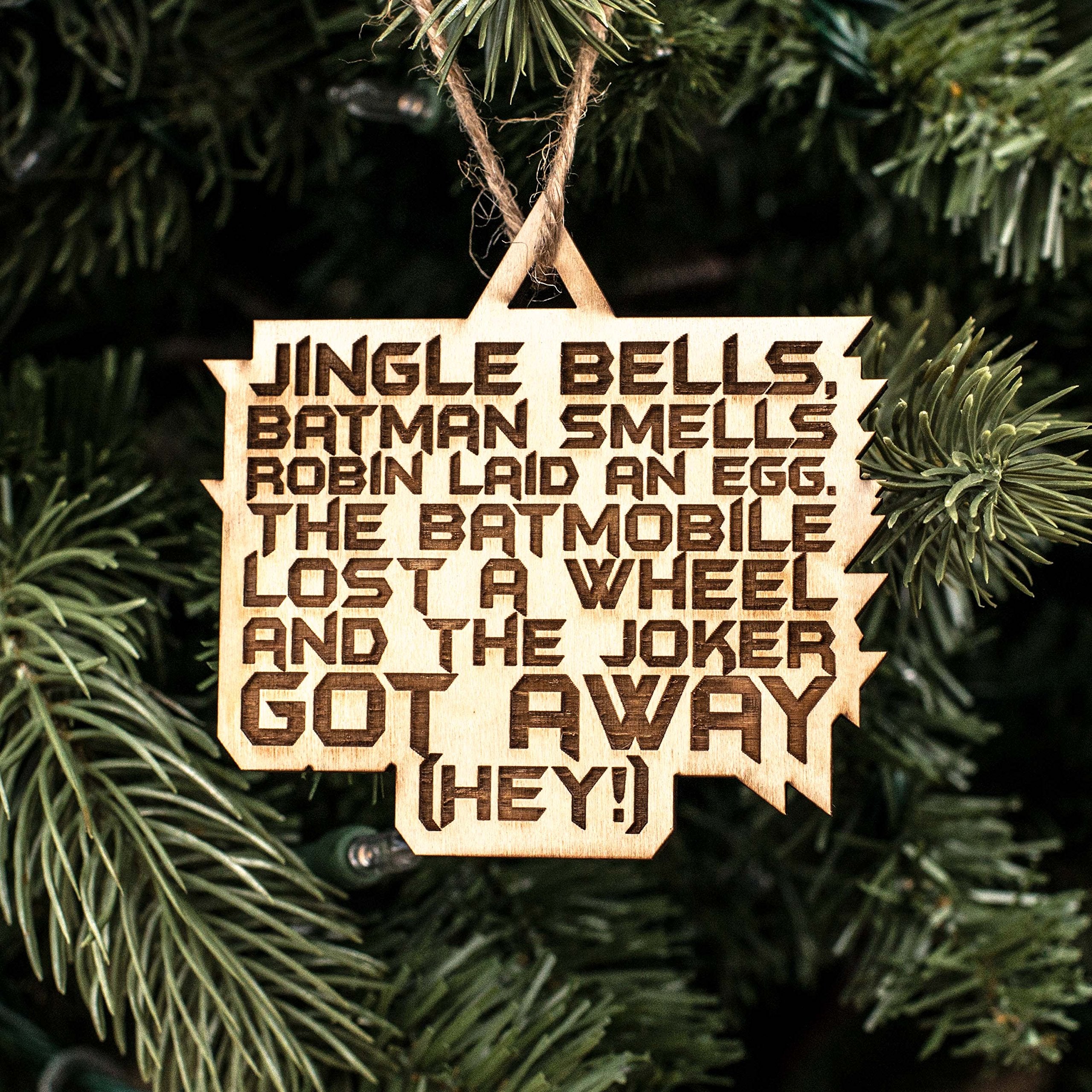 Texas made ornament from maple wood