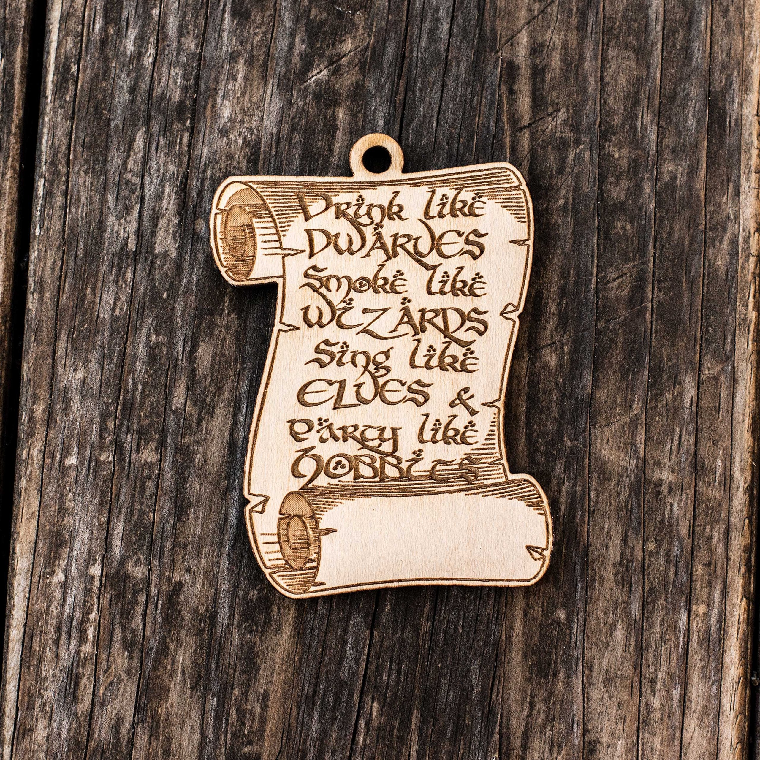 Maple wood ornament 3x3in 1/4 inch thick