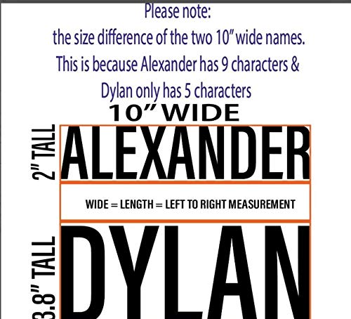 Personalized name sign for kids room natural wood option