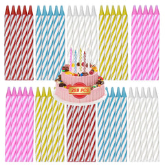MAQIHAN 288 count birthday candles bulk for cakes