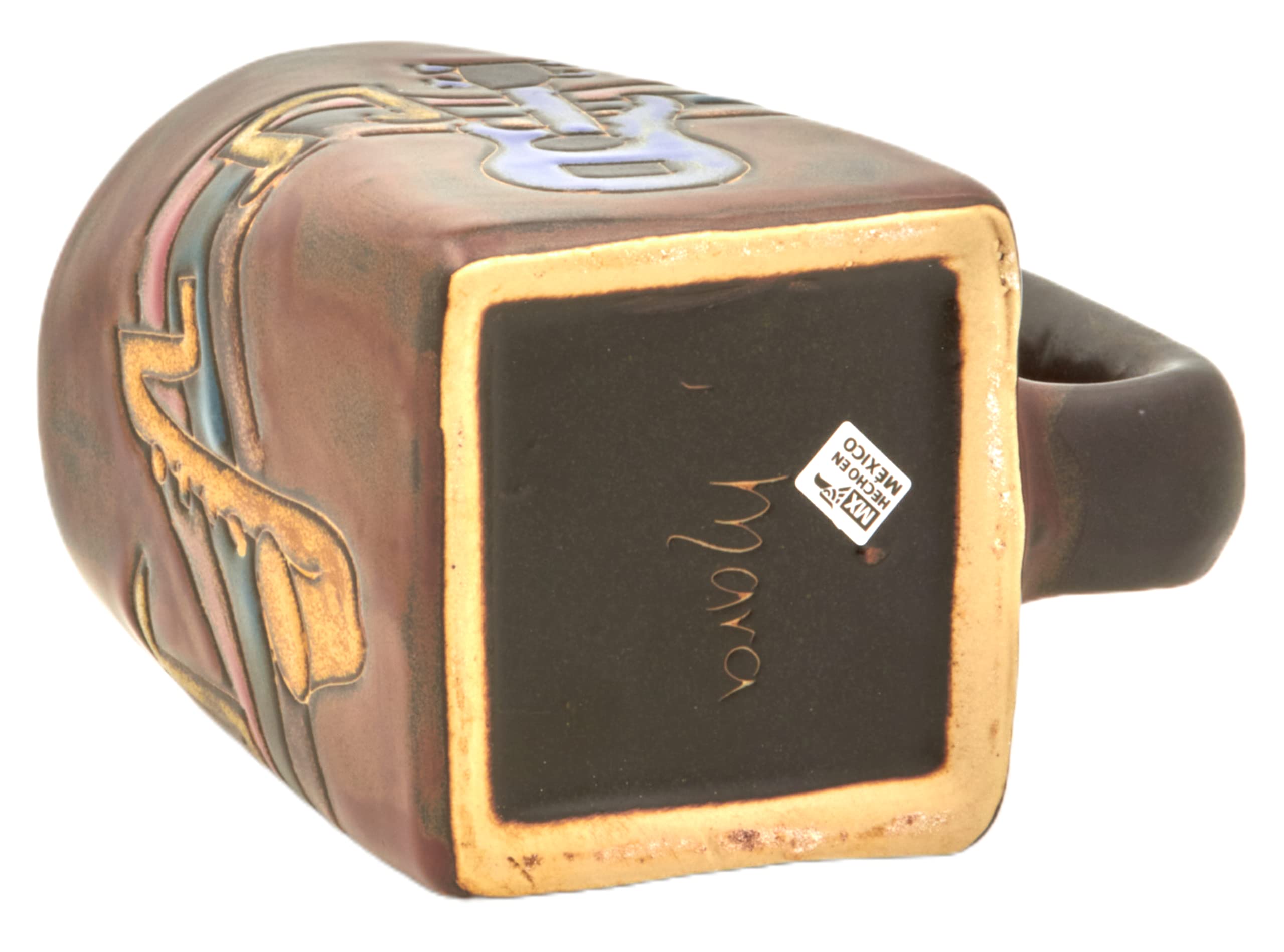 Mara Stoneware Mug artistic engraving 12oz