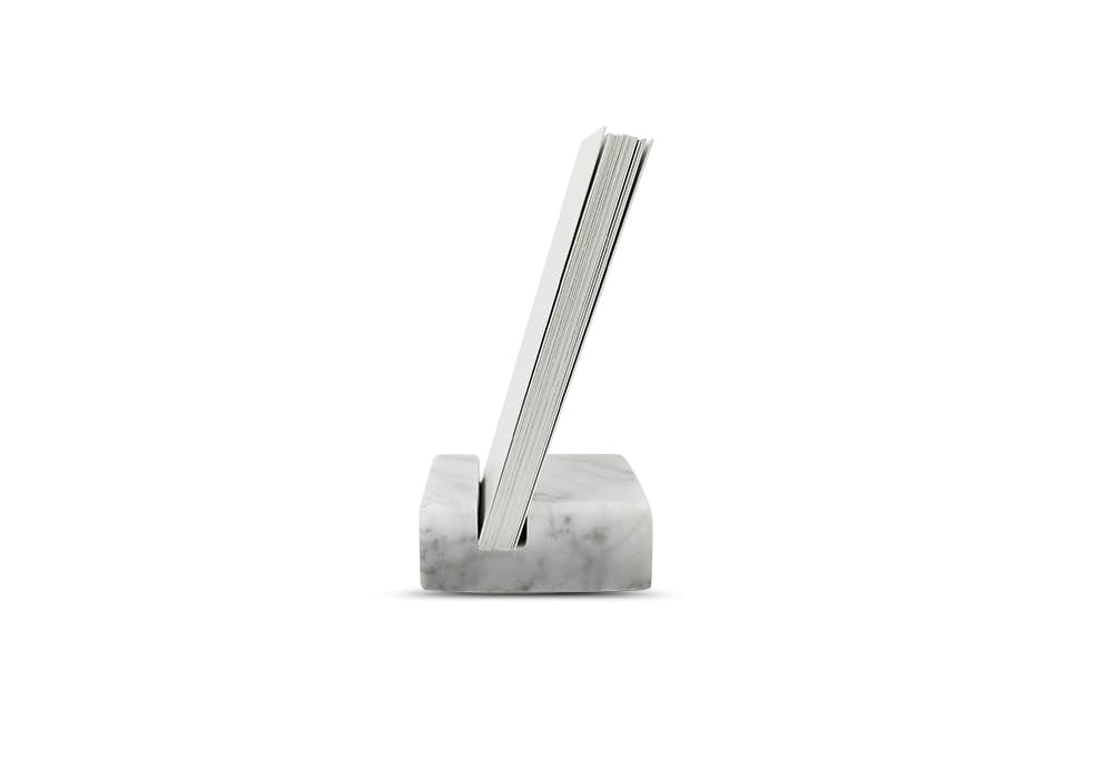 Office desk marble card holder suitable for reception areas