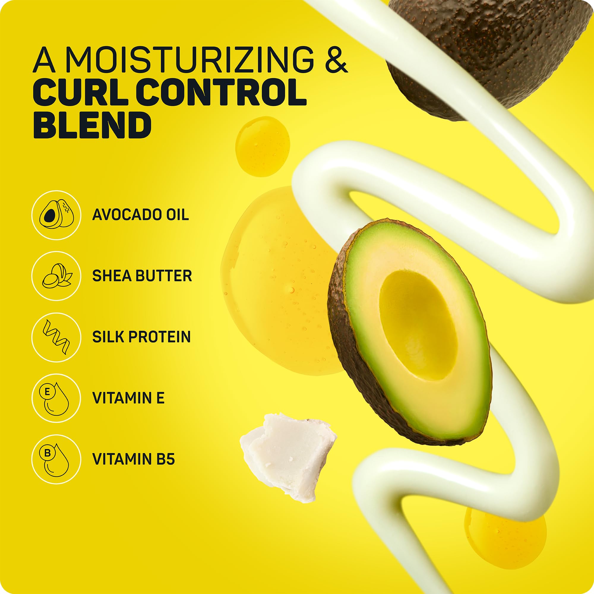 Ingredients Shea Butter Avocado Oil Vitamin E in 2-Pack 6oz bottles