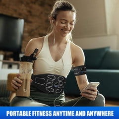 Ab machine trainer for all body image