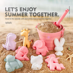 Collapsible bucket feature of MarcZero silicone beach toys