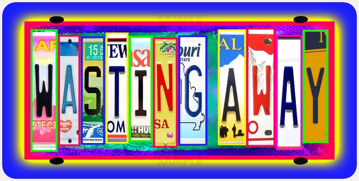 Margaritaville license plate 6x12 all weather metal USA made