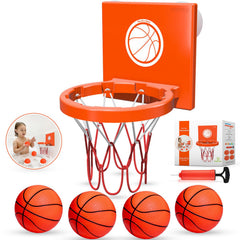 MARPPY bath toys mini basketball hoop with four soft balls