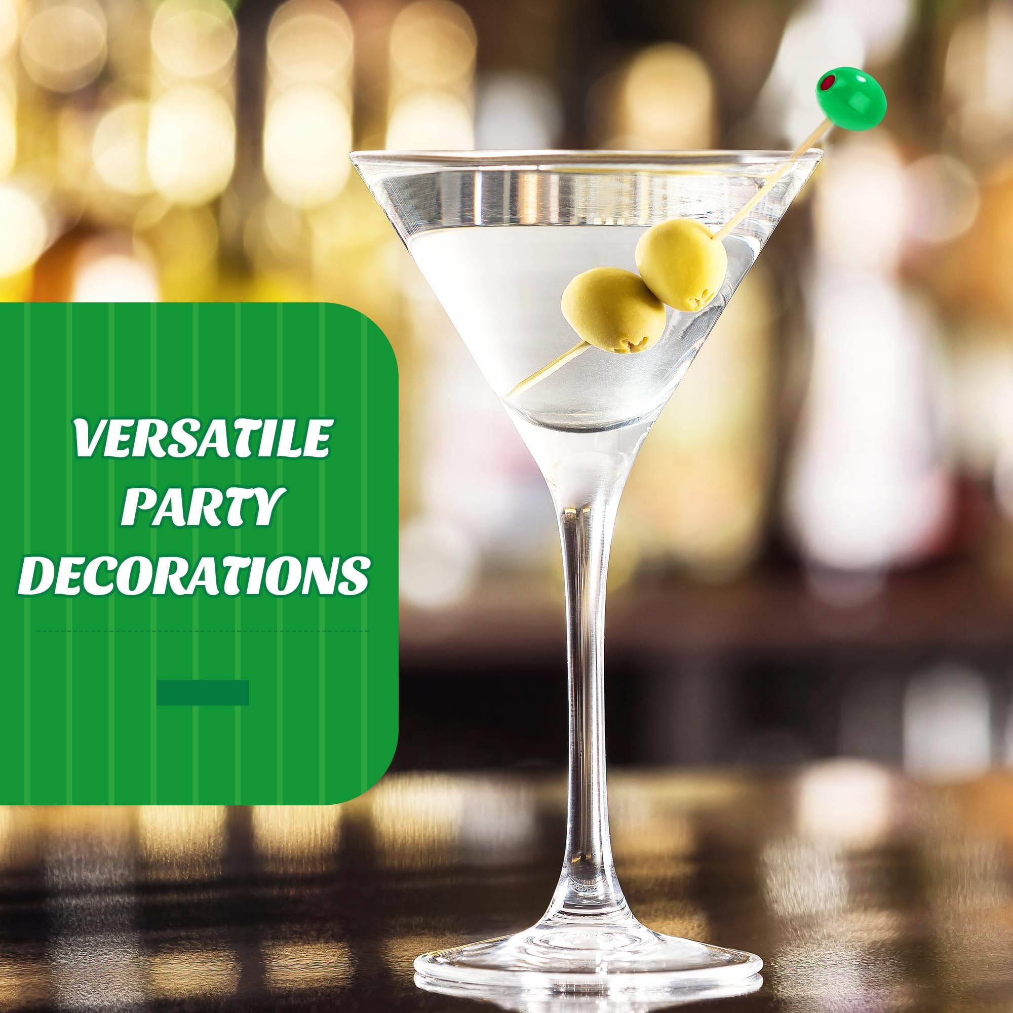 Disposable bamboo cocktail picks for catered events