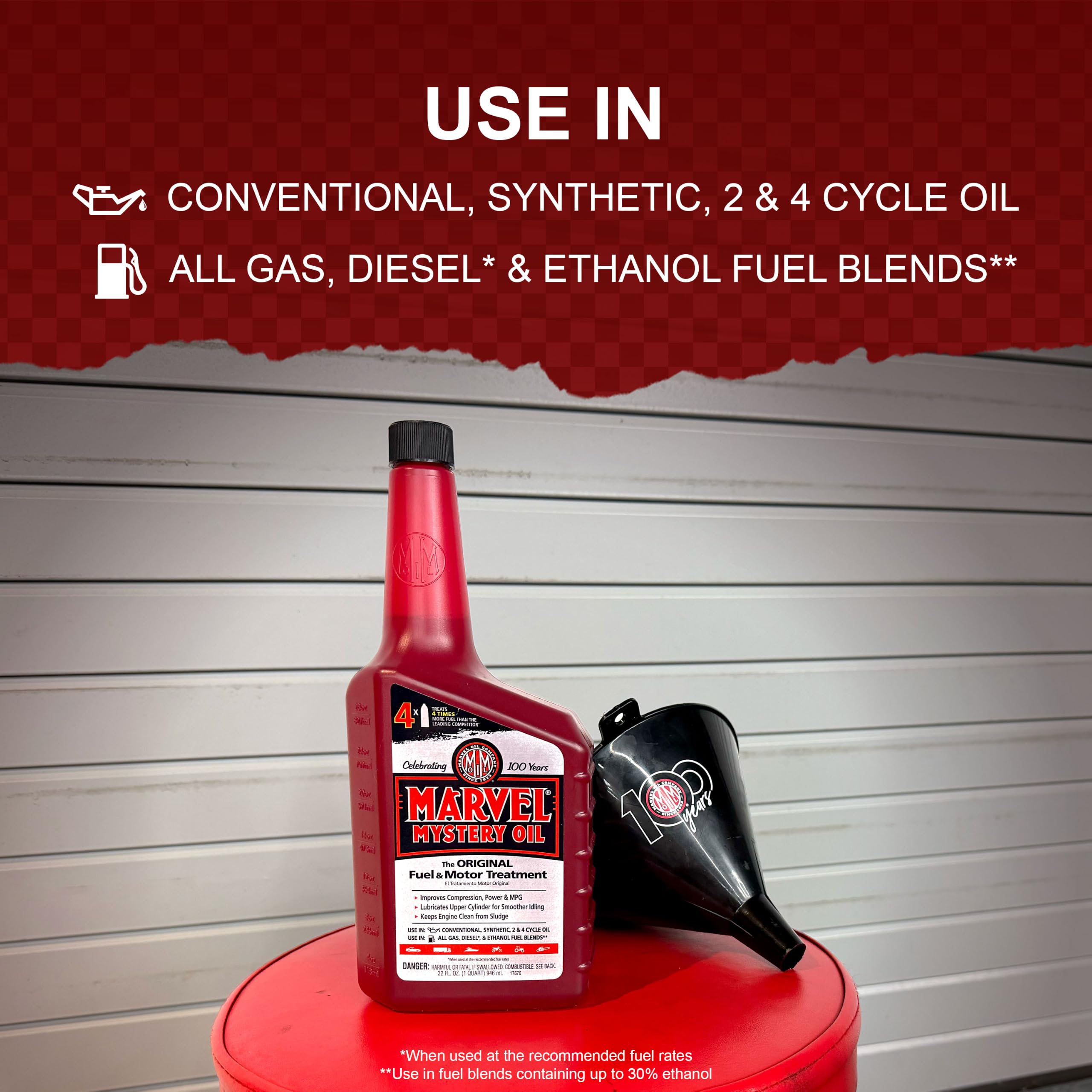 Diesel motors pre-2007 compatible Marvel Mystery Oil Original Motor Treatment