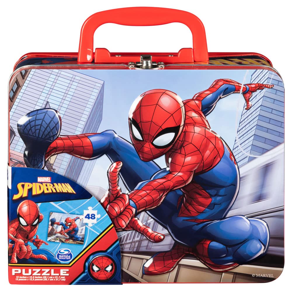 Marvel Spiderman large lunch tin box
