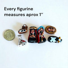Llama figurine from Tiny Peruvian Nativity Scene
