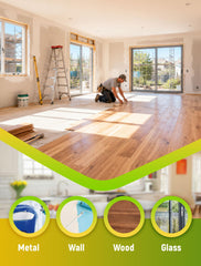 Heavy-duty masking tape and plastic sheet SARDVISA 22x66