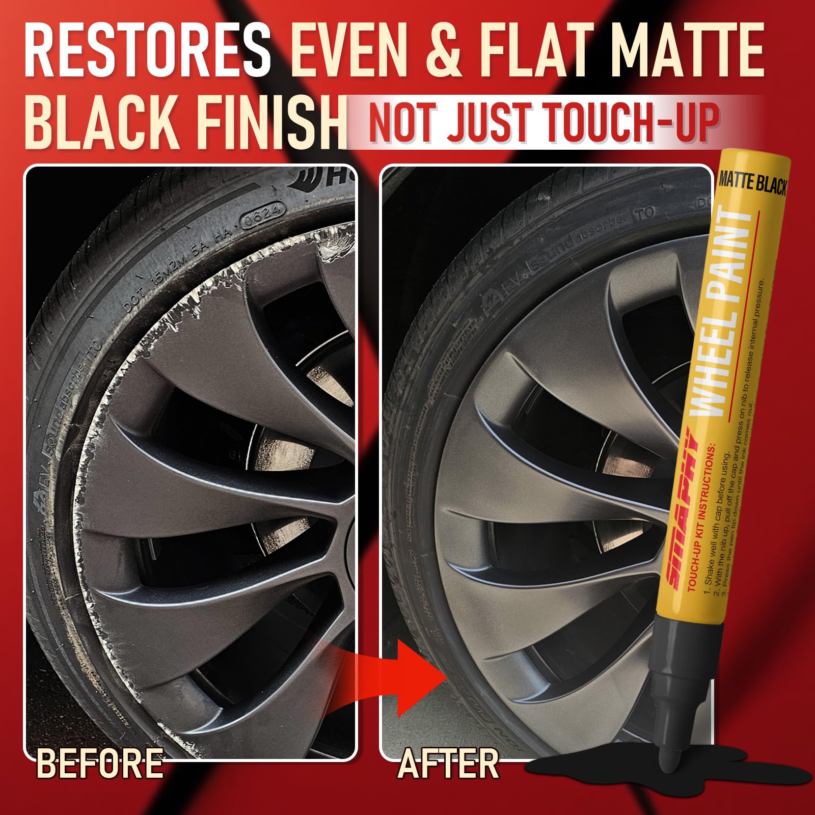 Masking tape for wheel touch up from SMAPHY kit