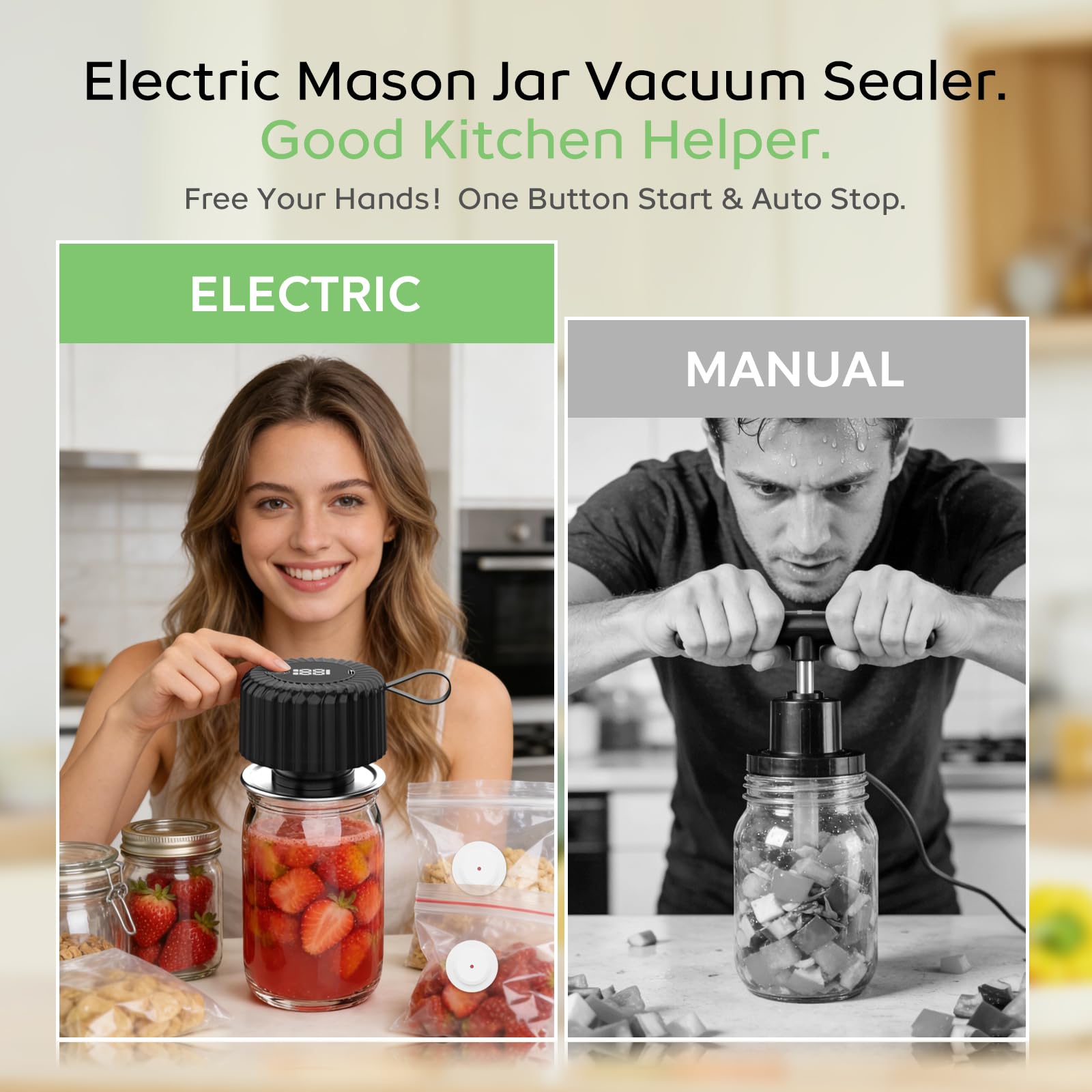 Kitchen and travel ready sealing kit