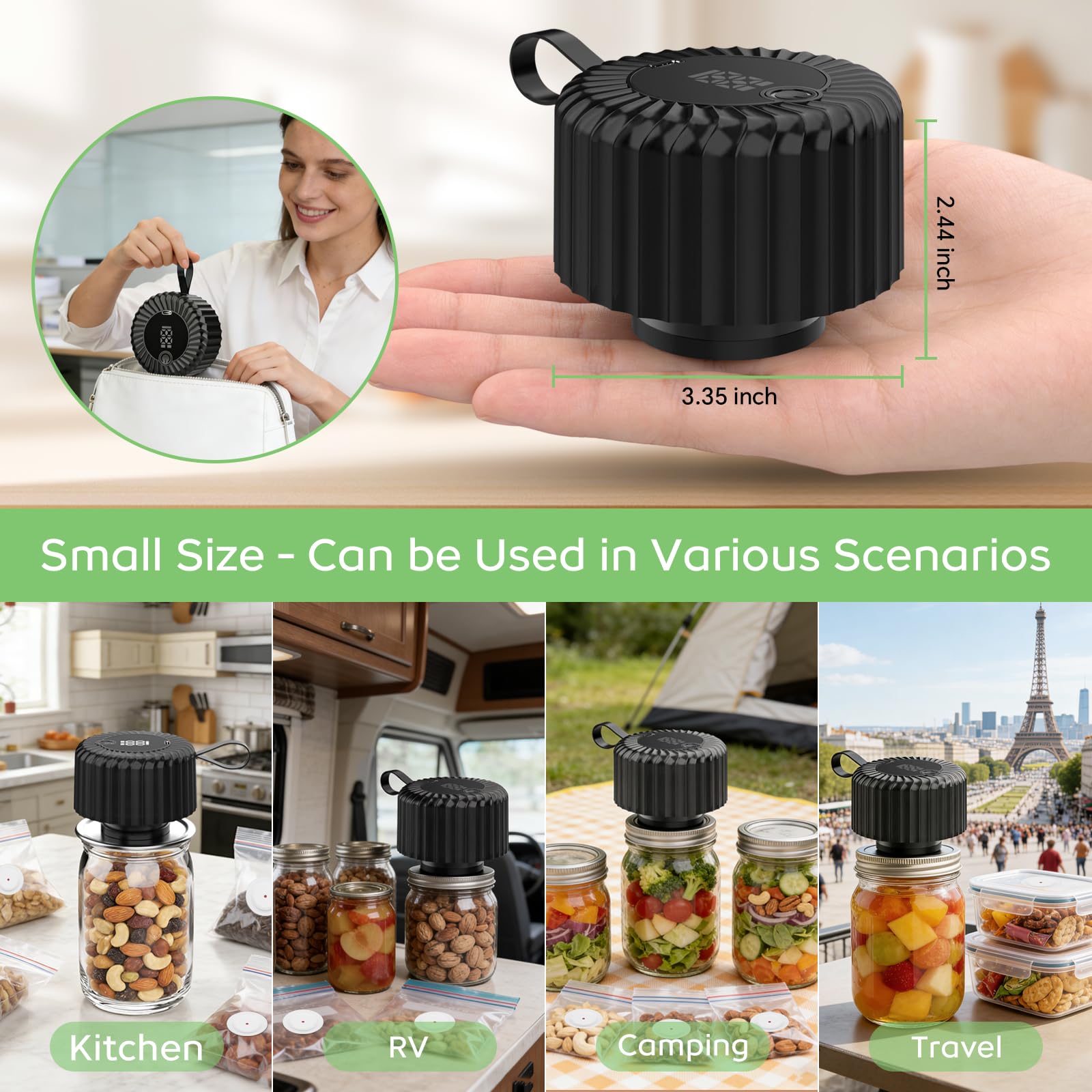 All-in-one kit includes lids bags and tools