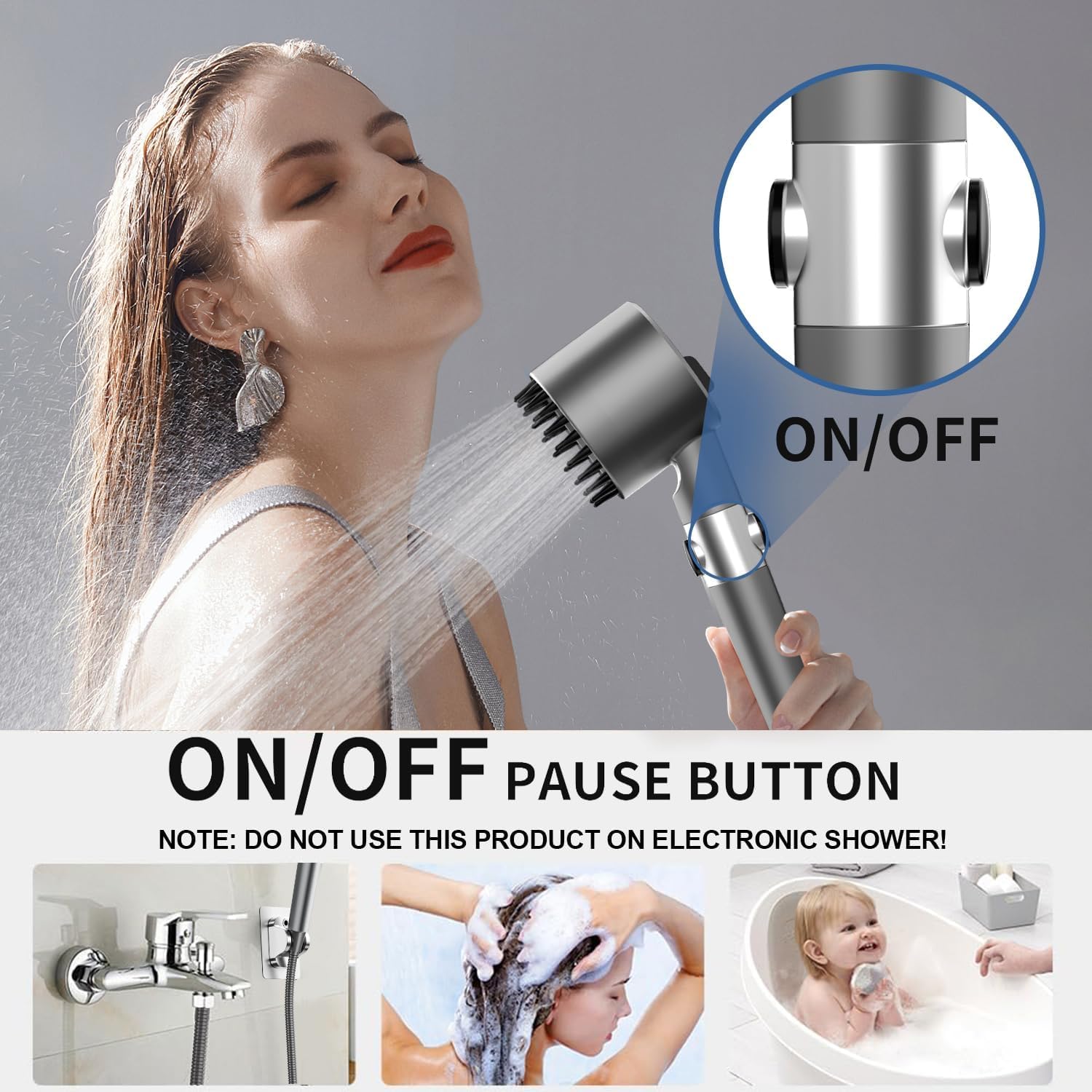 Includes four cotton filters and adjustable bracket