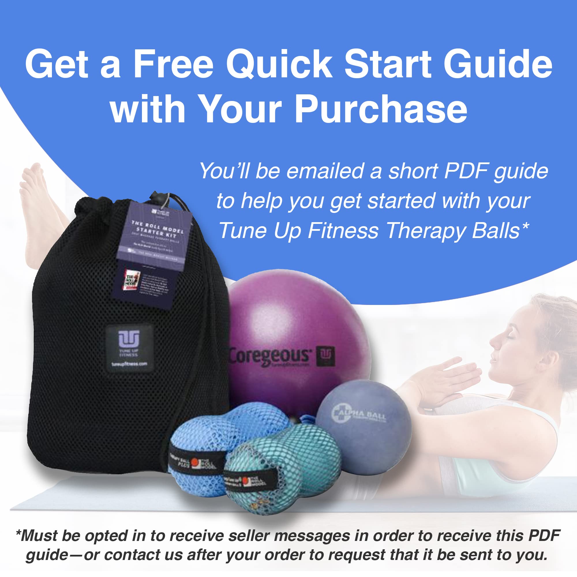 High grip rubber shell therapy balls with compressible core by Tune Up Fitness