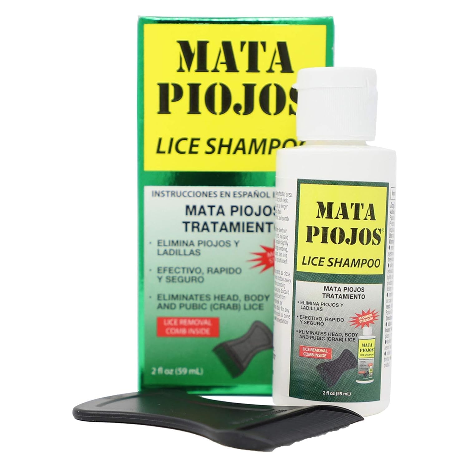 Mata Piojos Lice and Nit Treatment Shampoo for kids and adults