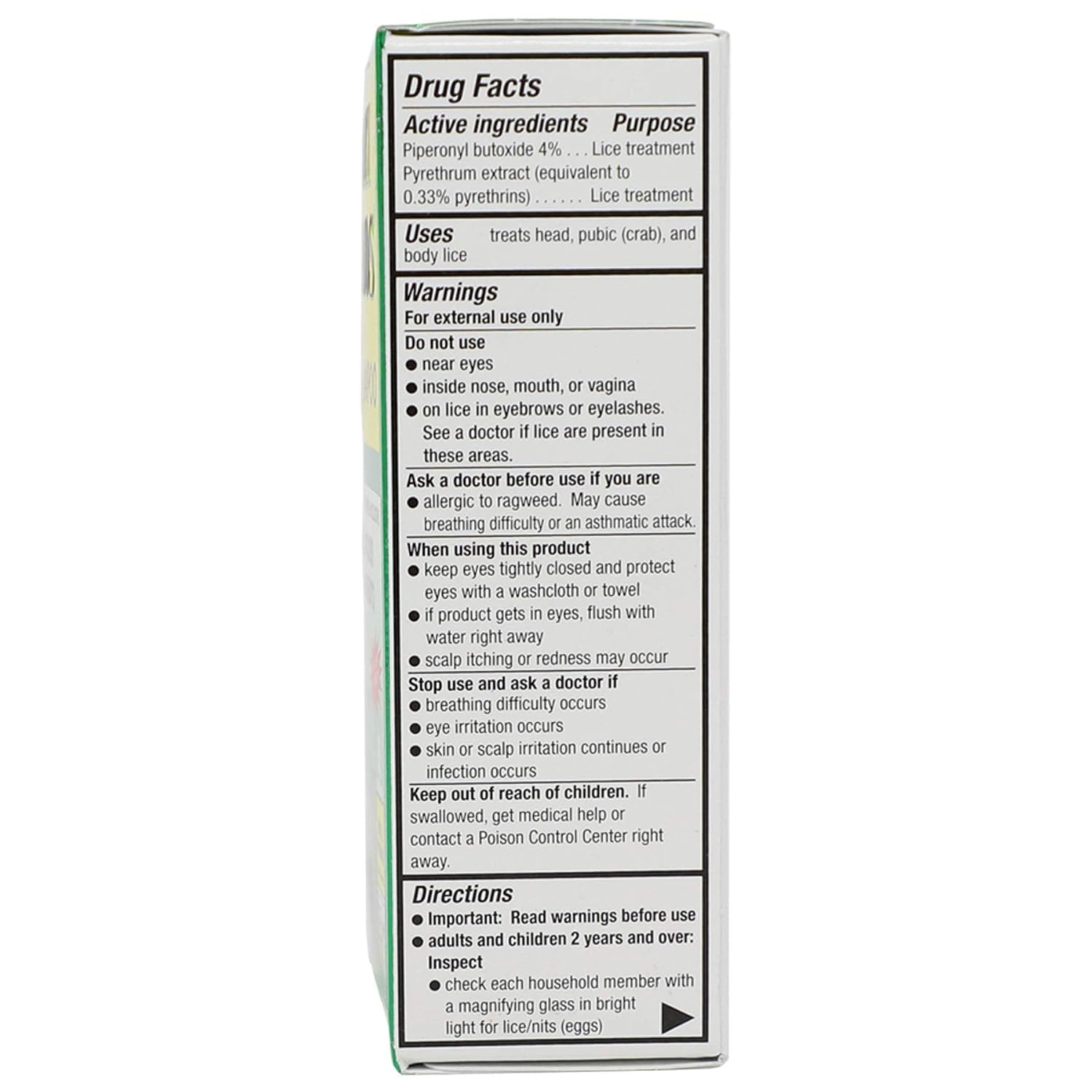 Mata Piojos Lice and Nit Treatment Shampoo for home use