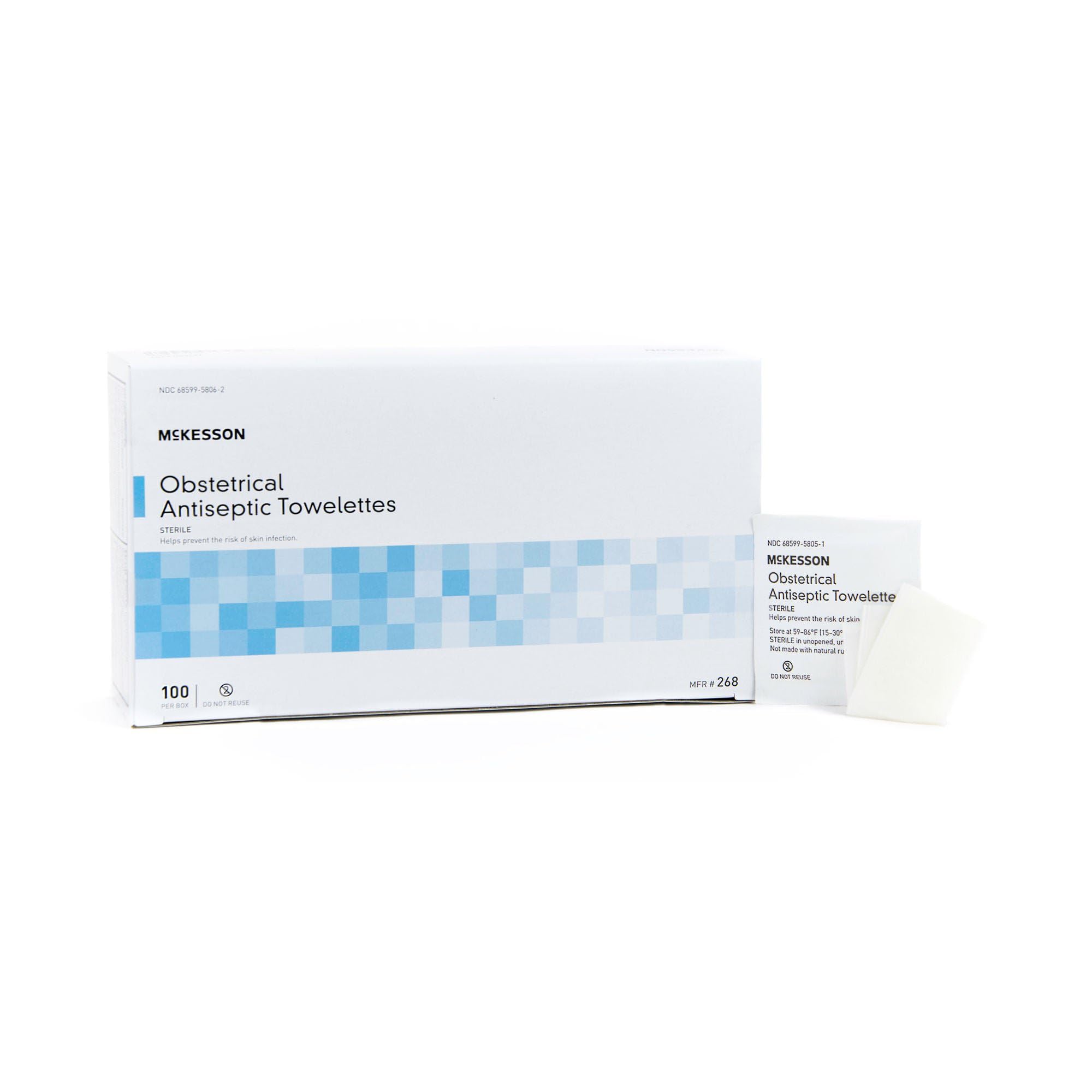 Maternity care antiseptic wipes size 5x7 inches