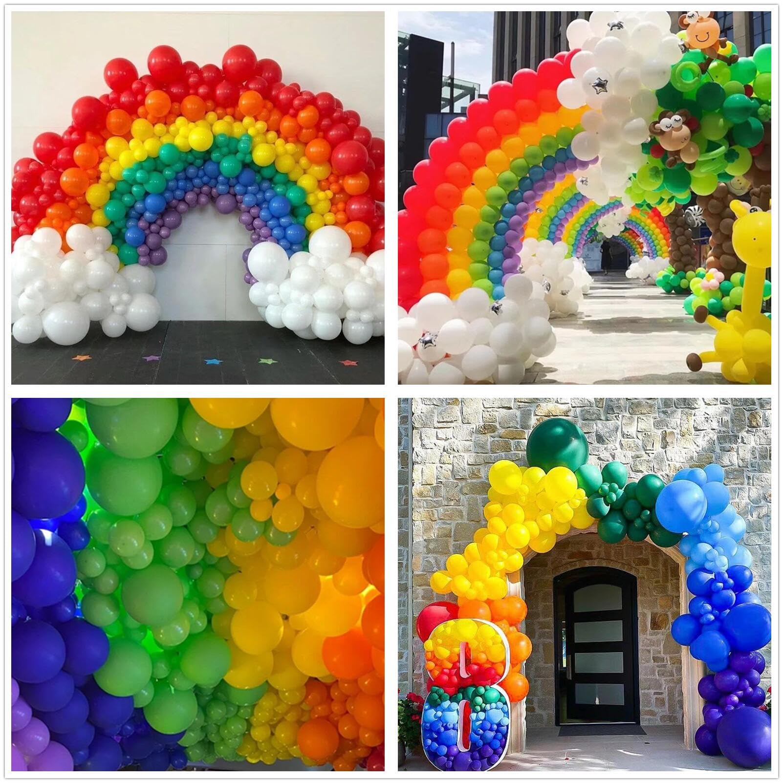 Matte latex balloons 5 inch assorted colors