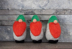 Leprechaun gnome hand felted from 100% wool