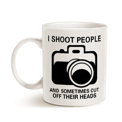 MAUAG Photographer coffee mug 11 Oz printed on both sides white ceramic