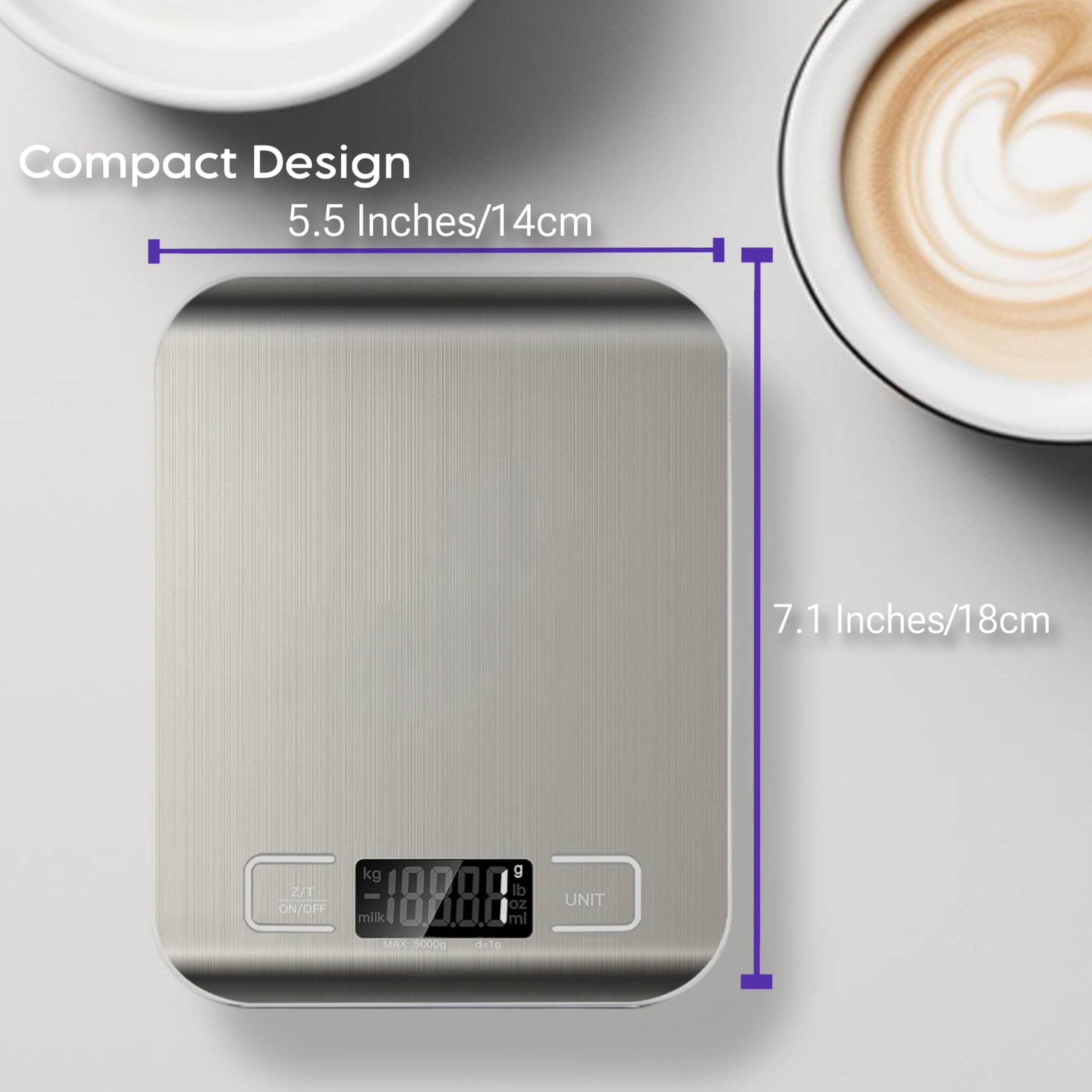 Maverick Digital Kitchen Scale 5 kg capacity and 1 g increments