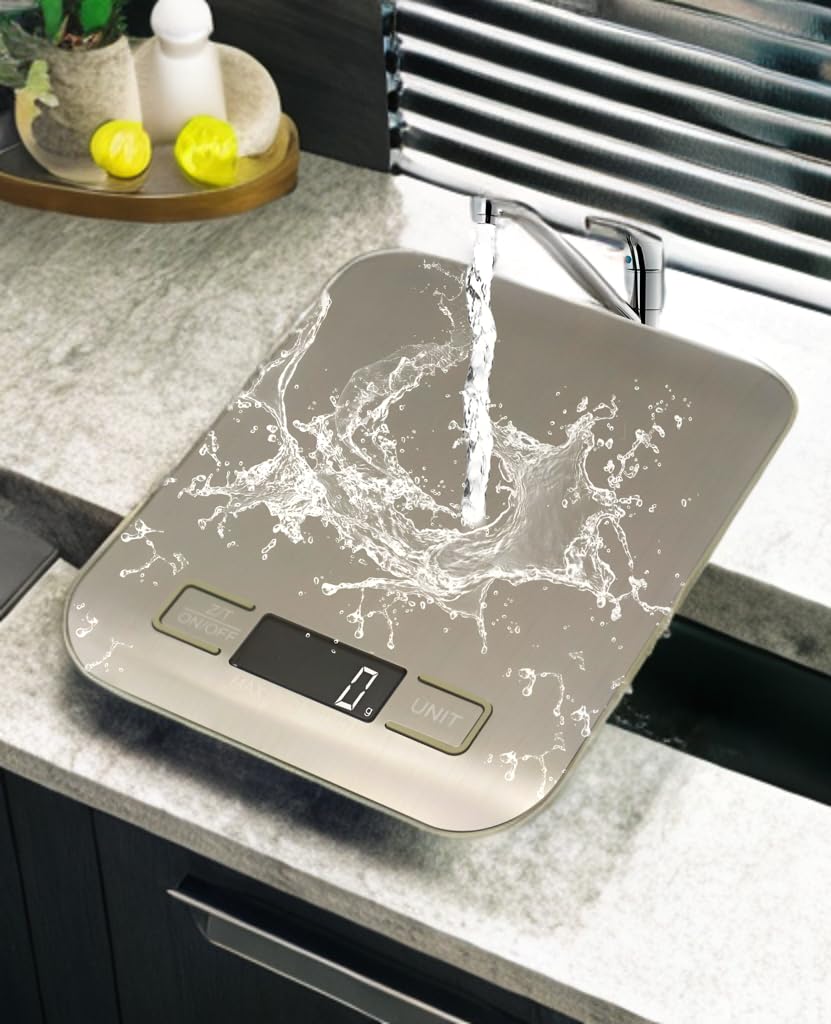 Maverick Digital Kitchen Scale easy to clean stainless steel surface
