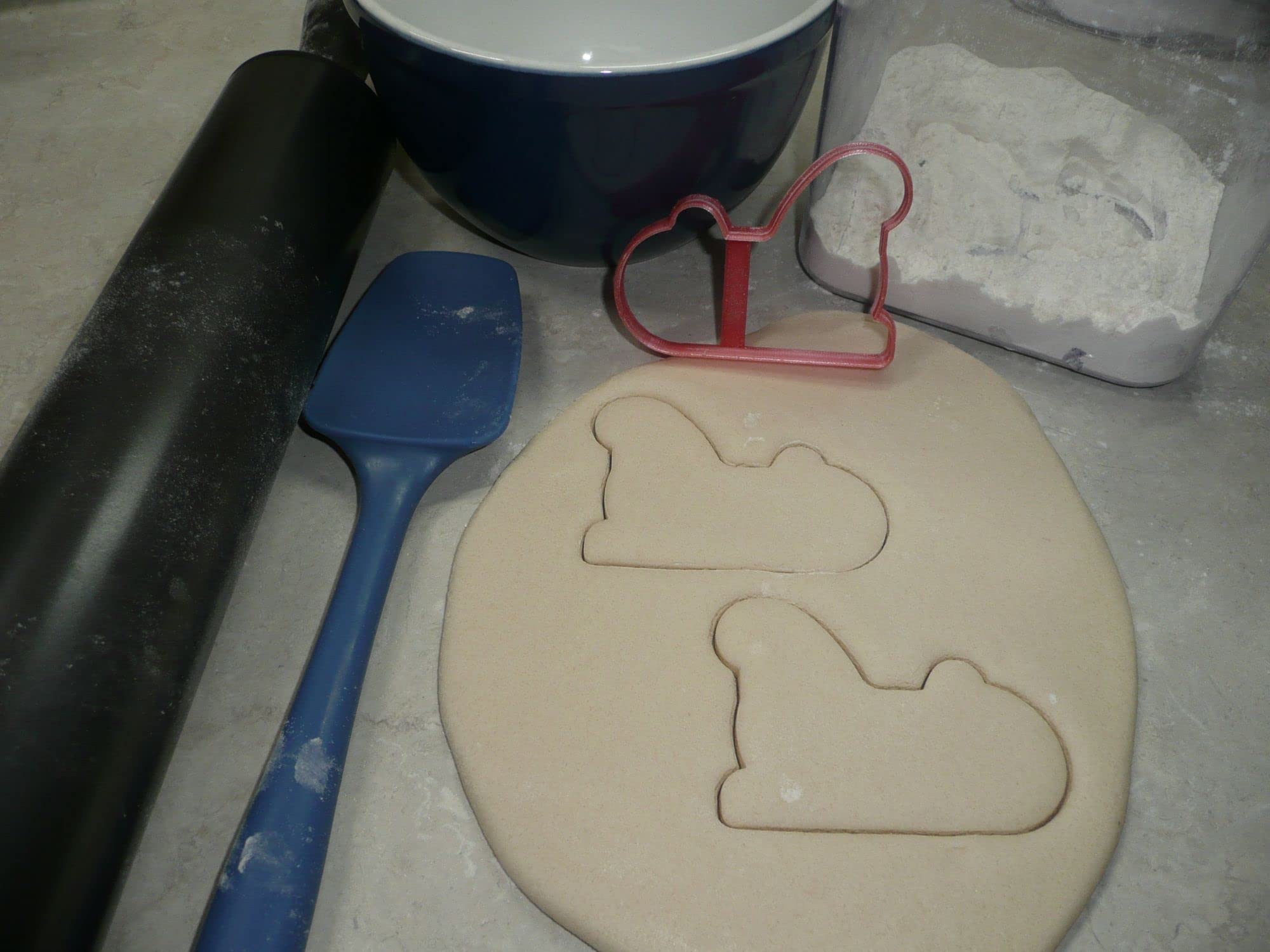 Max shape cookie cutter from Grinchy Stole Christmas set