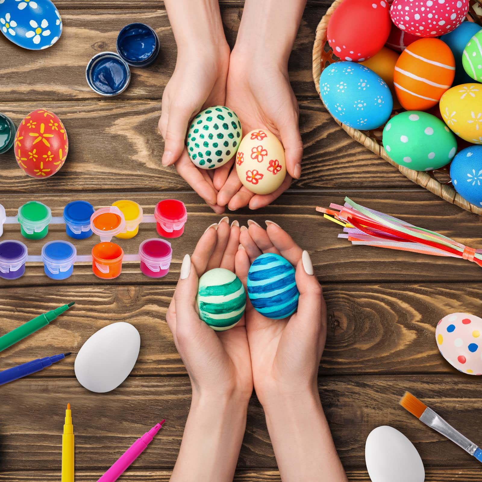 Two brushes included with Max Fun Easter kit