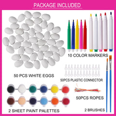 Easter eggs with hanging ropes in Max Fun kit