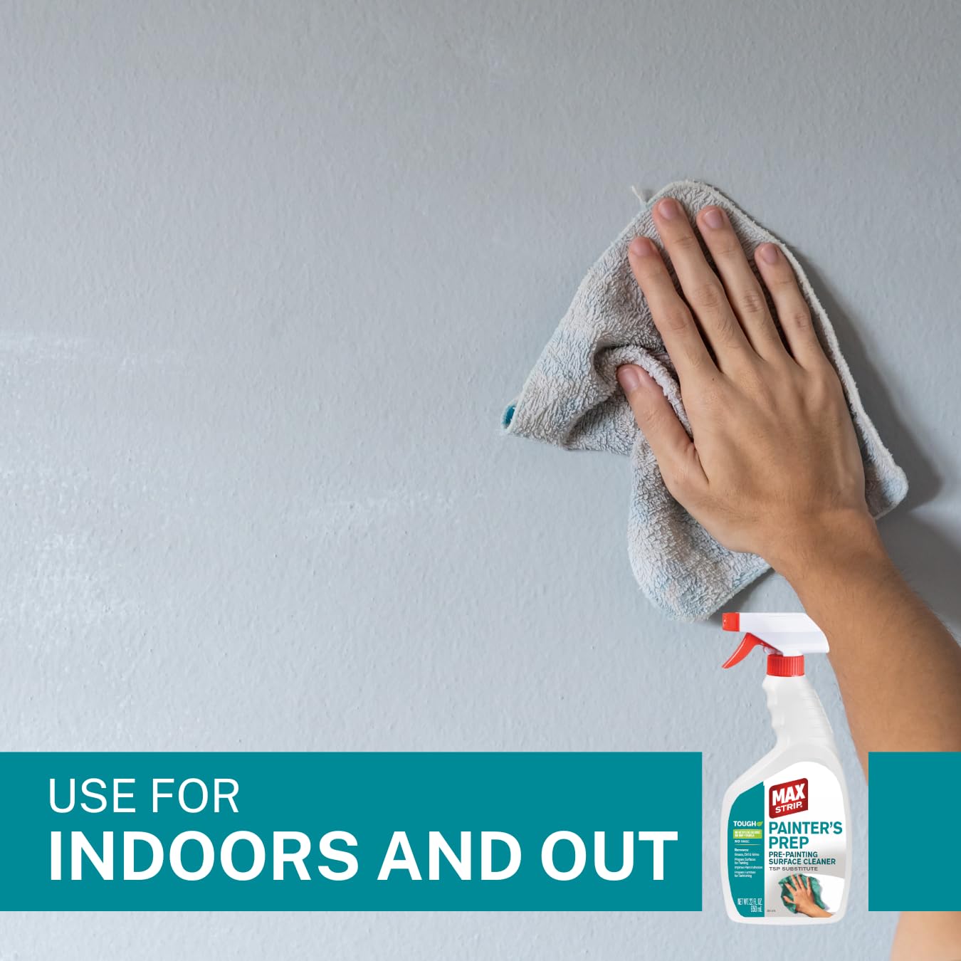 TSP substitute cleaner for painting prep surfaces