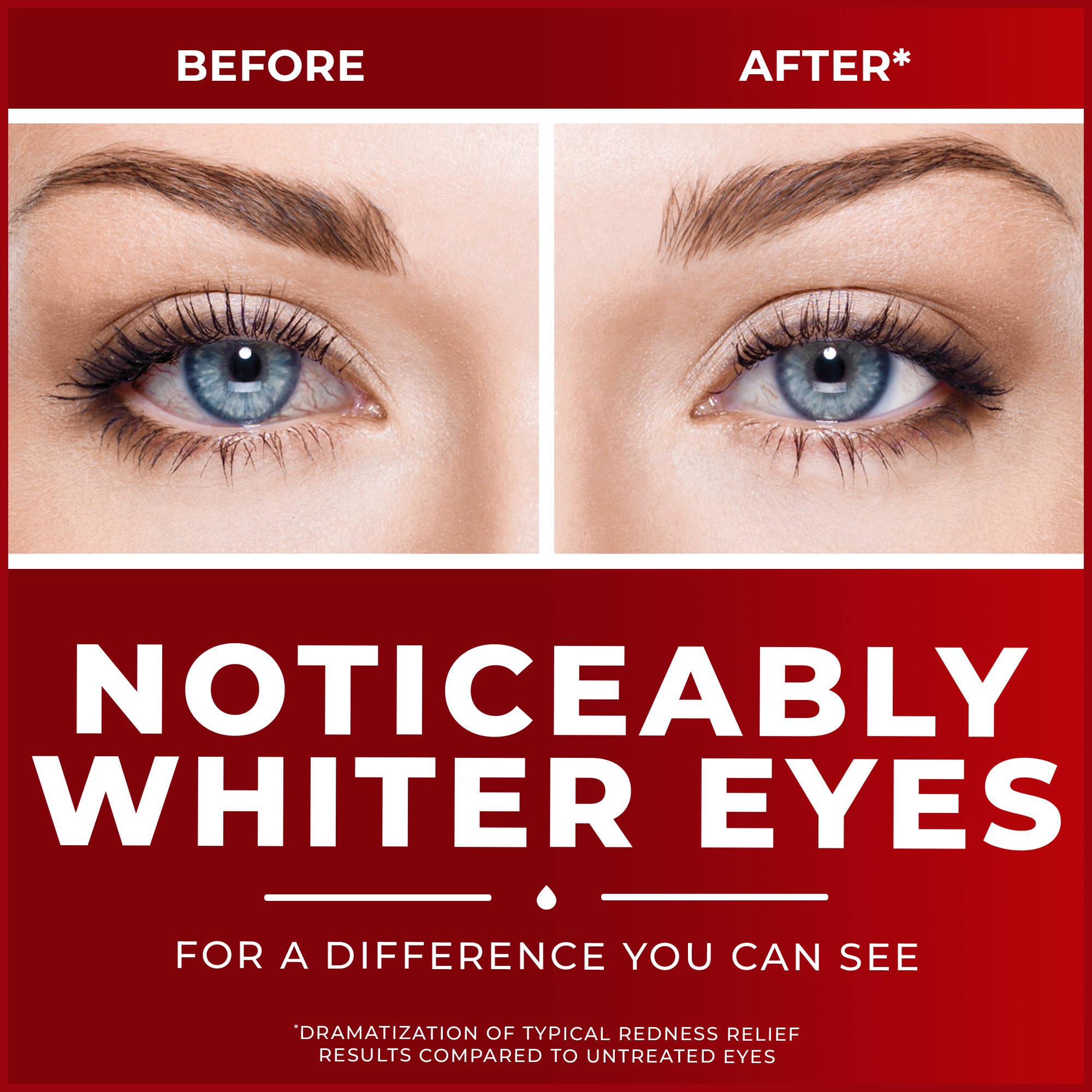 OTC eye drops Clear Eyes redness relief 0.5 oz packaging