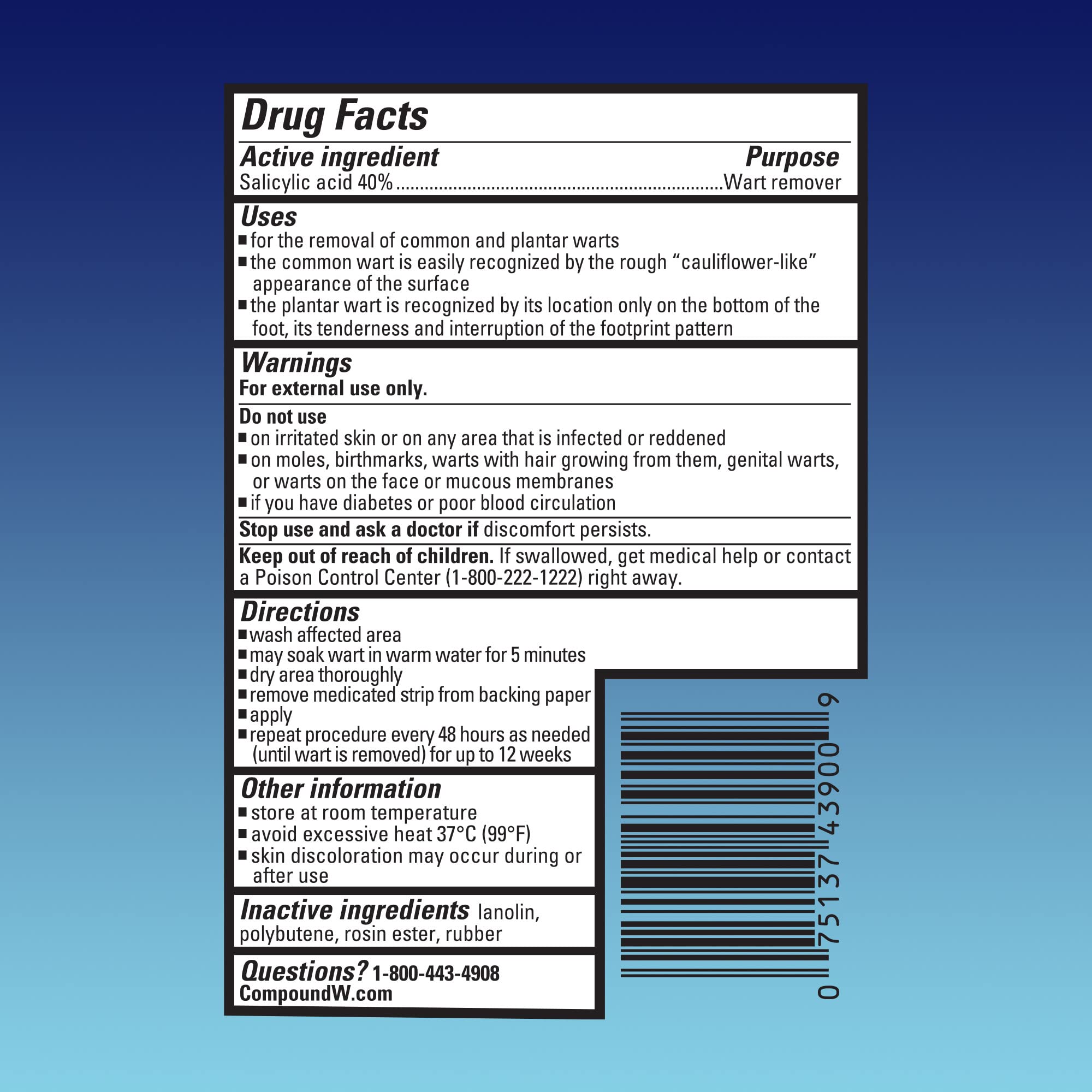 Maximum strength wart remover without a prescription